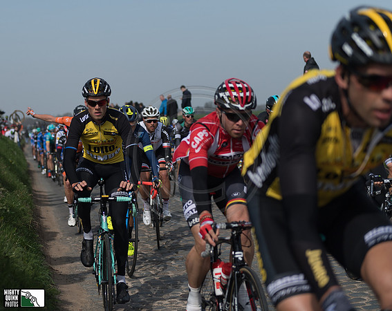 I can ride cobbles with no hands on the handlebars